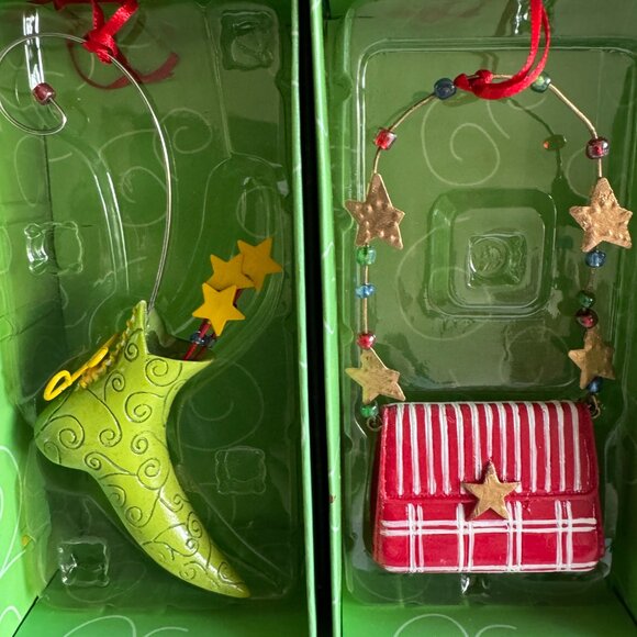 Dept 56 Lollysticks By Kim Bowles Ornaments Whimsical Festive Heels & Handbags - Picture 4 of 13